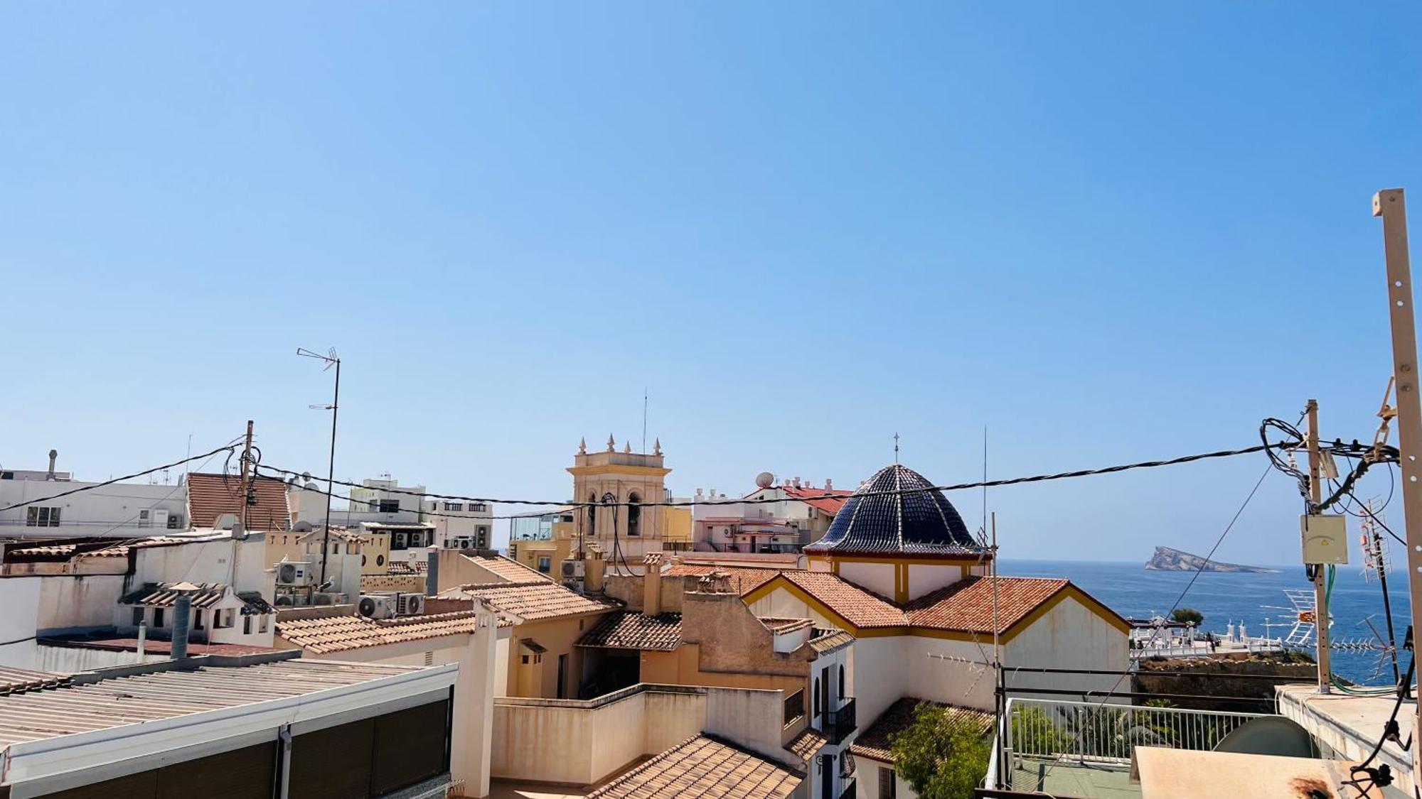 Atico Con Vistas En El Casco Antiguo De Benidorm Lägenhet Exteriör bild