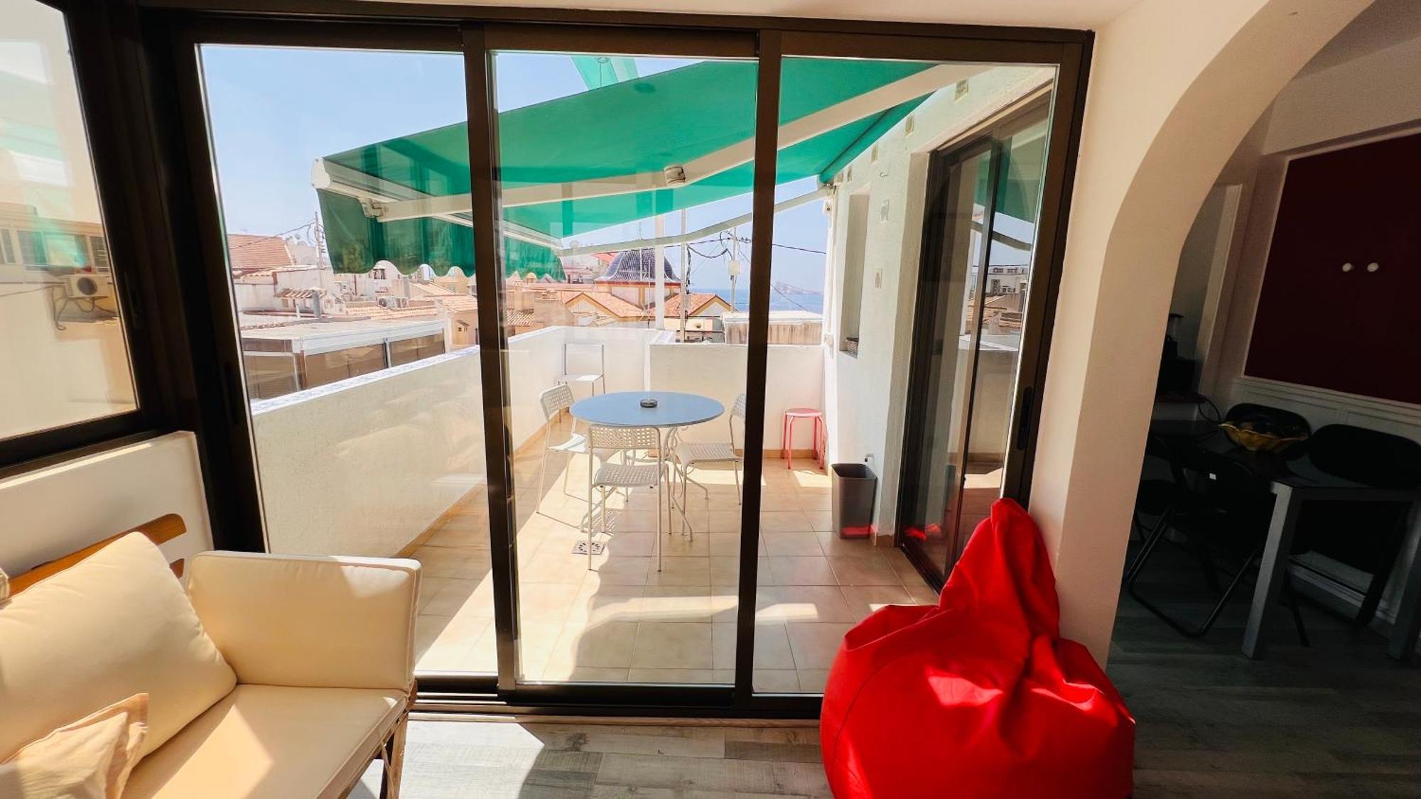 Atico Con Vistas En El Casco Antiguo De Benidorm Lägenhet Exteriör bild
